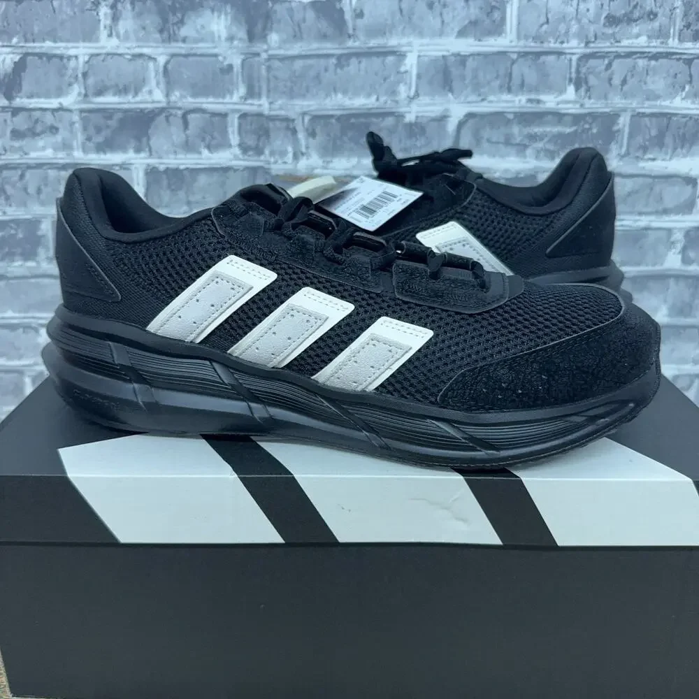 Adidas Astrastar Black White Cloudfoam Running Shoes JP5938 Mens Size 11.5 New